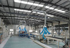 The central dust removal equipment interior