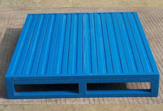 The iron pallet blue