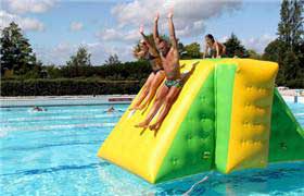 Inflatable slide